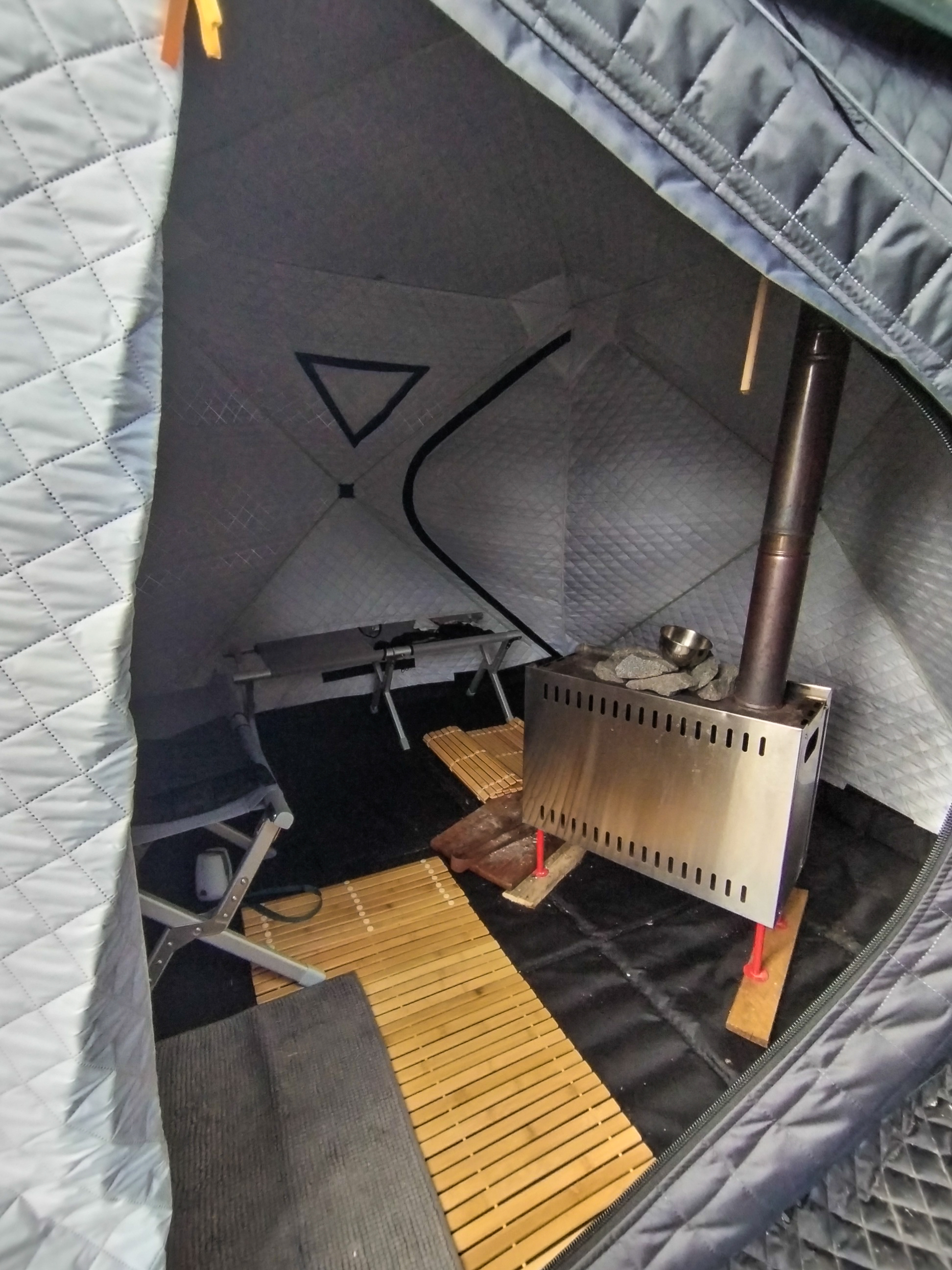 Intérieur du sauna